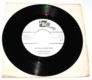 Gilberto Perez Y Sus Compadres JB Records San Antonio, Texas 45 Record Jukebox - Imagen 1 de 4