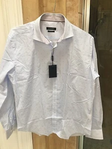 BUGATCHI designer SHIRT, mens long sleeve, blue, Sz XL, NWT $129,my price LESS - Picture 1 of 4