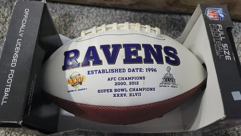 NFL Baltimore Ravens NFL Football For Autographs, JOE FLACCO AUTO Pen Included Cover