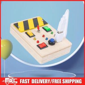 Montessori Busy Board DIY Wooden Electronic Learning Toys for Kids Holiday Gifts