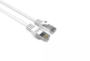 CAT6 Slim Ethernet Patch Cable White 10FT - Picture 1 of 6