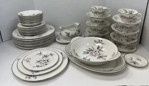 Ancestral AM Hostess Spring Glory durchscheinend China Service für 8 (47 Stück) - Bild 1 von 12