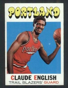 1971-72 Topps #46 Claude English NM/NM+ Blazers 126743 