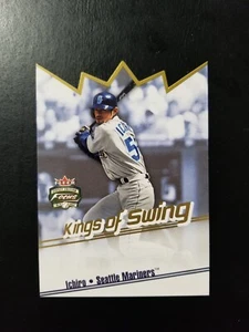 ICHIRO 2002 FLEER FOCUS KINGS OF SWING BASEBALL CARD #10 SEATTLE MARINERS - Picture 1 of 2