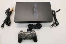 Sony PS2 SCPH-15000 Black Fat Console Controller AC AV PS 2 Japan Import 2PC096