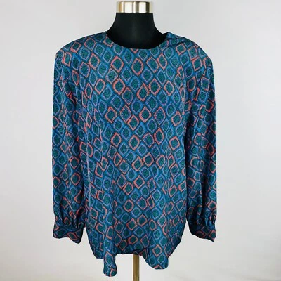 Top Pendleton Sophisticates Mujer Plus Mujer 18W Estampado Geométrico Boho De Colección Foto 1 de 4