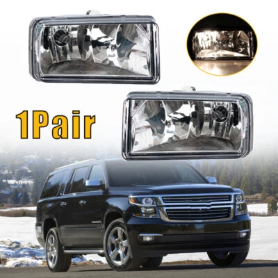 1 par de luces antiniebla blancas para Chevrolet Silverado/Suburban/Tahoe 2007-15 Foto 1 de 4