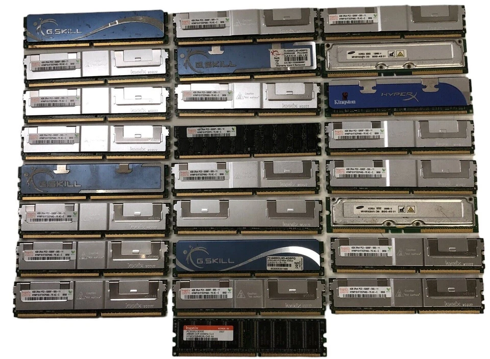 Lot of 25 PC2 4gb 2gb Ram Memory Lot - Image 1 of 1