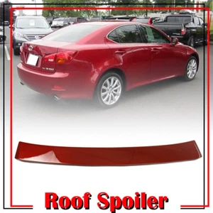 OE Type Fit For Lexus IS250 IS350 4D Sedan Roof Spoiler Painted Red #3R1 06-12 - Picture 1 of 5