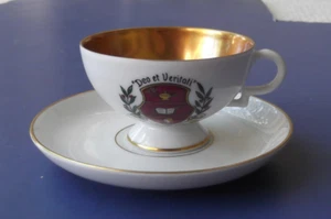 Taza y platillo vintage Stephens College Demitasse - OR Rudolf Wachter, Baviera - Imagen 1 de 6