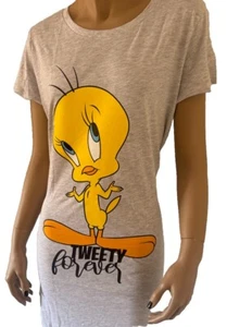 Looney Tunes Nachthemd / Damen Bigshirt / Grau / Tweety / Größe M - Bild 1 von 4