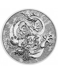 Australien 2021 Myths and Legends: Dragon - Drache  1 Oz Silber 999 Perth Mint - Bild 1 von 3