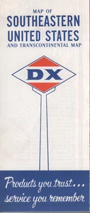 1960 D-X Road Map: Southeastern United States NOS - Bild 1 von 1