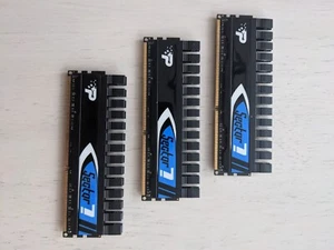 6 GB DDR3 RAM (3x2GB), Patriot Sector 7, 1600MHz, Matched set for Triple channel - Picture 1 of 3
