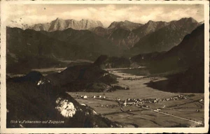 1939 VILS Tirol mit Zugspitze, alte AK Bahnpost Z. 2900 gelaufen mit Nachgebühr - Picture 1 of 2