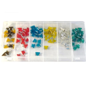 120 piezas mini fusible de coche de bajo perfil auto camiones SUV fusibles automáticos codificados por colores - Imagen 1 de 1