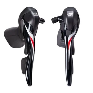 Microshift SB-R403K 10 Speed Triple Road Drop Bar Shifters Shimano Compatible - Picture 1 of 3