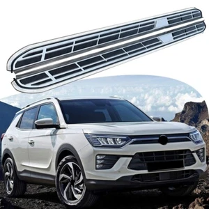 2Pcs Side Steps Running Board Nerf Bar Fits for SsangYong Korando 2019-2024 - Picture 1 of 9