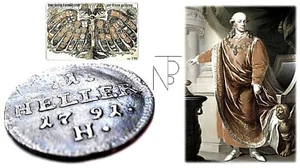 Germany-HALL (Austrian possession) 1 Heller 1791 - Picture 1 of 7