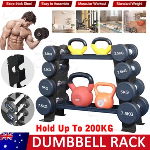 Heavy Duty Dumbbell Rack Weights Organizer Storage Holder Gym Hand Weight Stand - Picture 1 of 12