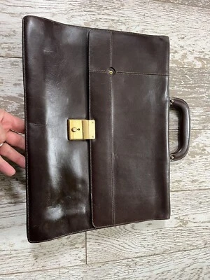 Bally Brown leather briefcase - Image 1 of 4