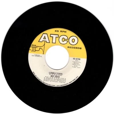 Bee Gees - Lonely Days / Man for All Seasons 7" 45 RPM Single - Image 1 of 4