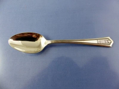 Colher lembrança prato prata Y. B. O on Salem / Lowell Demitasse por 1881 Rogers - Imagem 1 de 4