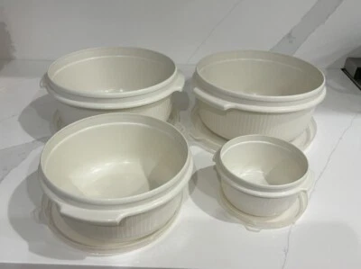 Emsa Micro-Family Storage Containers, Set 4 Containers w/Lids, Made In Germany - Image 1 of 4