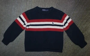 Polo Ralph Lauren Boys Cotton Sweater - Size 4 - EUC - Picture 1 of 3