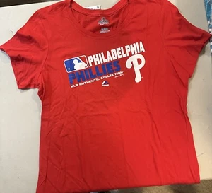Philadelphia Phillies MLB Ladies S/S Home Game Day Shirt (XL) Womens MLB - Picture 1 of 4