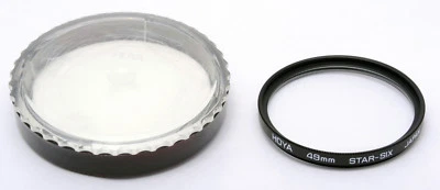 HOYA 49mm STAR-SIX 6 Effect FILTER Japan Genuine Original CLEAN - Image 1 of 4