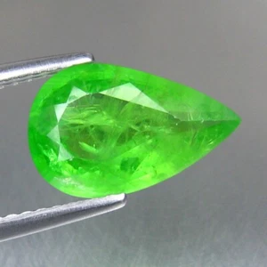 2,88 cts 12x7 mm Fabulous Fire Sparkling Natural Tsavorit Green Granat - Bild 1 von 3