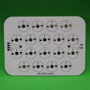 18W RGB Aluminum PCB 145x106mm for Power LED Lamp Spot Light Bulb 18x1W 18x3W - Picture 1 of 2
