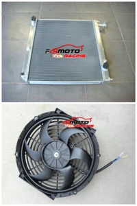 Aluminum Radiator+Fan For 1995-2004 TOYOTA Hiace SBV 1996 1997 1998 1999 MT - Picture 1 of 7