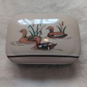 St Michael Soap Dish Made In Japan Vintage Ceramic Ducks - Picture 1 of 6
