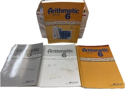 Abeka Arithmetic 6 Set Work Text & Tests Teacher Answer Key Teacher Test Key - Image 1 of 4