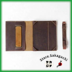 Fujitsu QUADERNO A4 13,3" custodia in vera pelle con custodia per penna marrone - Foto 1 di 7