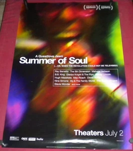 Summer of Soul Movie Poster 27x40 D/S Stevie Wonder Staple Singers Gladys knight - Picture 1 of 2