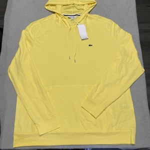 Lacoste Hoodie Herren 3XL (8) gelb Pullover leichtes Logo NEU - Bild 1 von 10