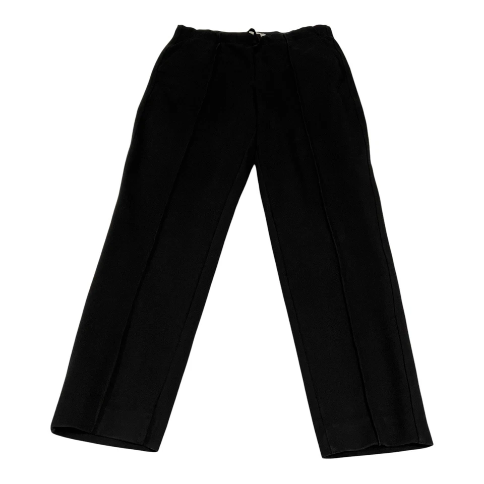 Everlane Women's Black Classic Pleated Hand Pockets Dress Pants Size Medium - Image 1 of 4