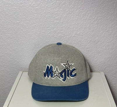 Sombrero retro Mitchell & Ness Orlando Magic Script Snapback gris jaspeado  Foto 1 de 4