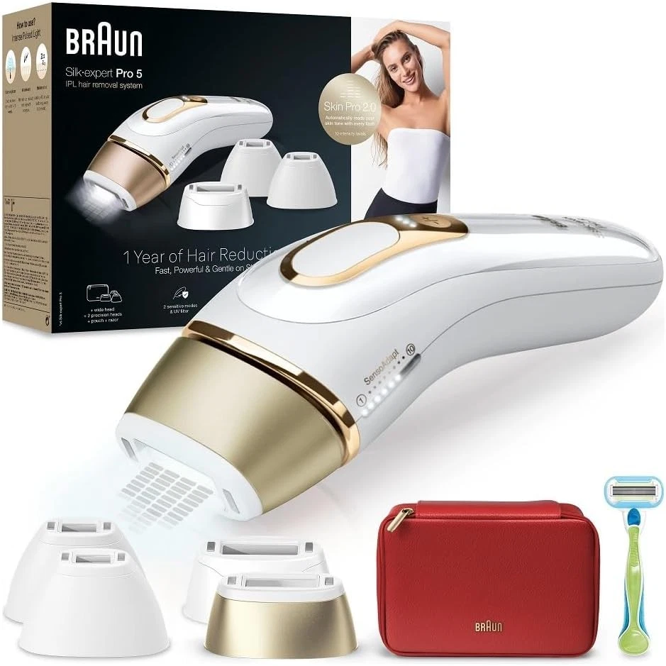 BRAUN Silk-Expert Pro 5 PL5382 IPL Haarentfernungsgerät 400000 Impulse B-WARE - Bild 1 von 1