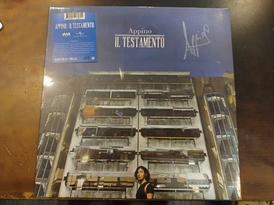 Appino - Il Testamento Lp Edizione Limitata Blue 289/500 Autografato - Immagine 1 di 4