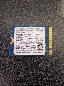 Western Digital 256GB NVMe PCIe M.2 2230 SSD Lenovo HP Dell Acer Asus - Picture 1 of 1