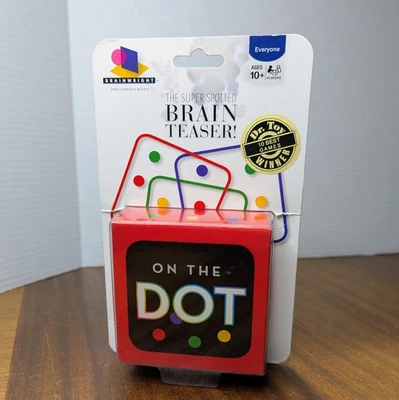 On The Dot Brainwright The Super Spotted Brain Teaser Card Game. Great Game. - Image 1 of 4
