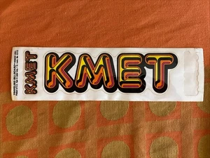 Vintage 70er KMET Los Angeles Radio Station Autoaufkleber - Bild 1 von 1