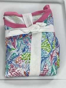 Pottery Barn Lilly Pulitzer 2 Pc Pajama Girls Size 10 Mermaid Cove Fitted Pjs - Picture 1 of 3