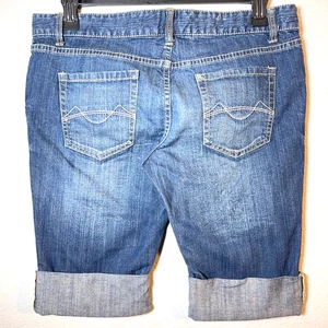 Mossimo Dark Denim Shorts Women's Size 15 - Picture 1 of 5