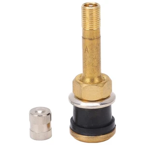 10 Pcs Valve Stems TR500 Straight Brass Heavy Duty Clamp In Tubeless Truck Tire - Picture 1 of 12
