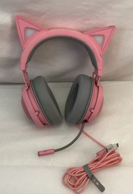 Razer Kraken Kitty проводной над ухо игровой гарнитуры кварц отличном + «C» разъем - Изображение 1 из 4